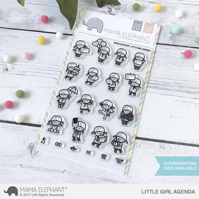 Mama Elephant Clear Stamps - Little Girl Agenda